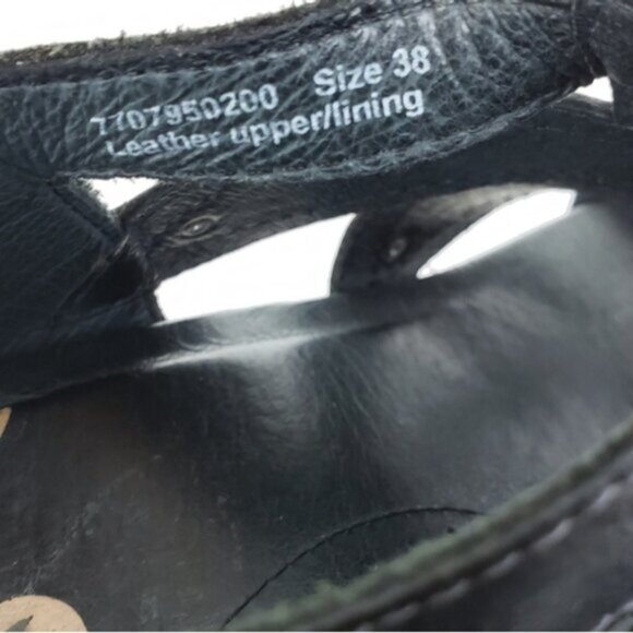 DANSKO Metallic Leather Clogs Sandal size 38 Comfort Shoes Studs - Picture 9 of 11